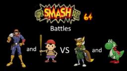 Super Smash Bros 64 Battles #67: Captain Falcon and Ness vs Fox and Yoshi