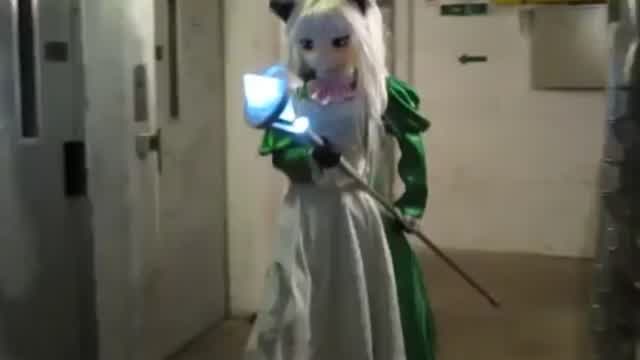 kigurumi in a dungeon