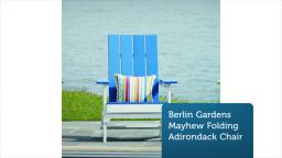 Berlin Gardens Outdoor Furniture | Premium Poly Patios :  (877-904-1234)