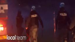 Violenti scontri in Val Susa idranti della polizia in azione per disperdere i No Tav - Local Team