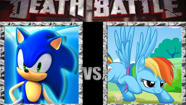 Sonic Vs Rainbow Dash Parodia Loquendo