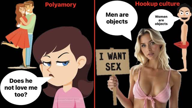 Polyamory and hookup culture is DUMB