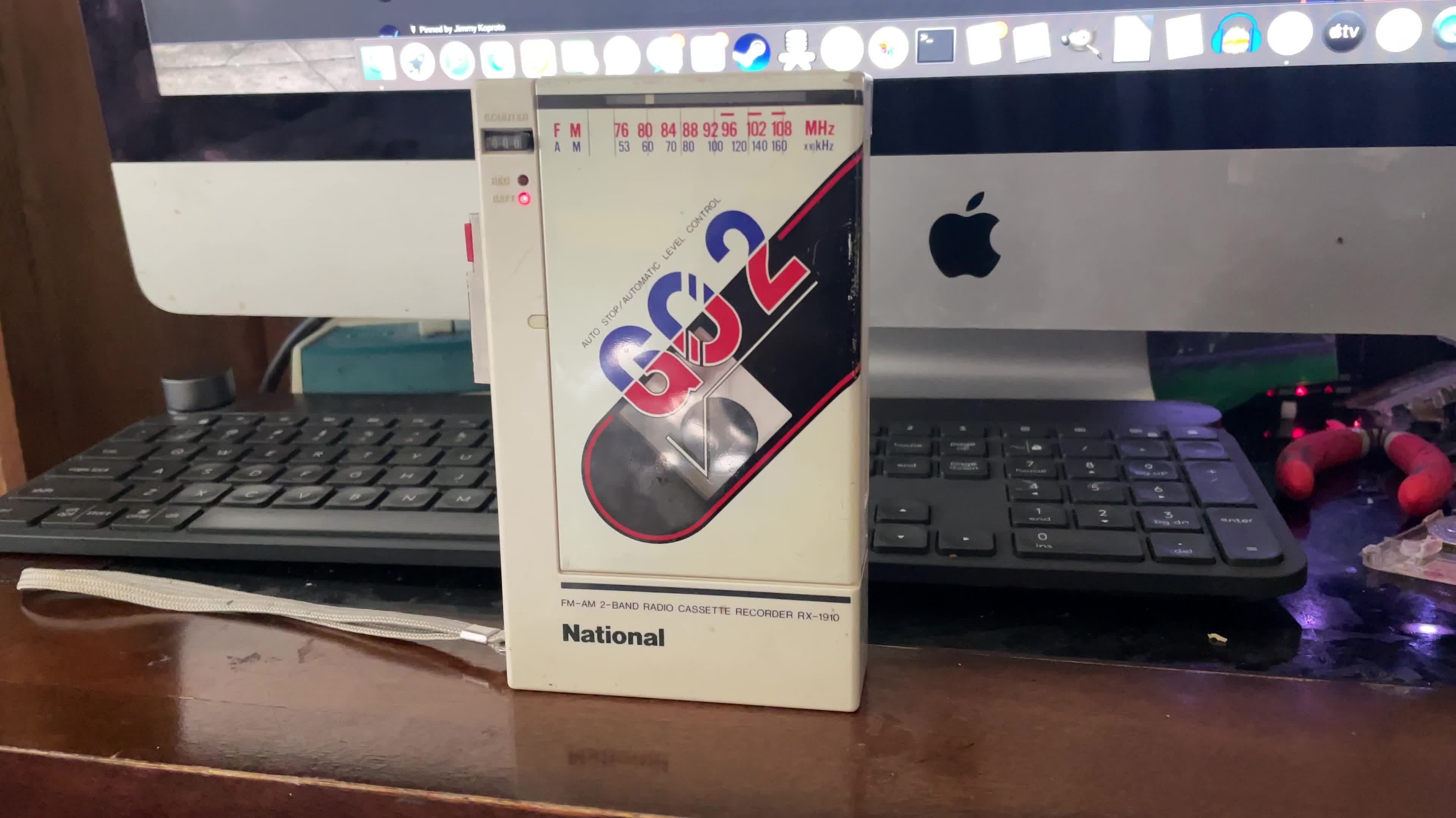1980s National RX-1910 AM/FM Cassette Player/Recorder (2022)