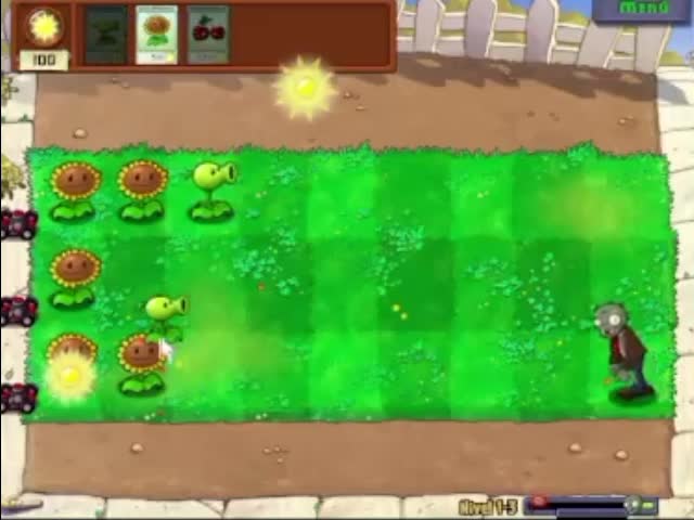 Plantas contra zombies - nivel 1-3