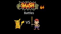 Super Smash Bros 64 Battles #83: Pikachu vs Ness (No Damage)