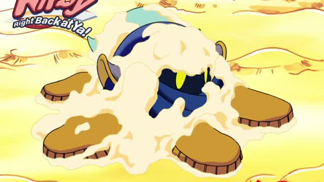 Kirby Right Back At Ya! Funny Moments - Sir Meta Knight gets Creamed with Custard Pies (4Kids Dub)