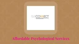 Affordable Psychological Services : Ptsd Treatment Center Covered By Cigna in Pacific Palisades, CA