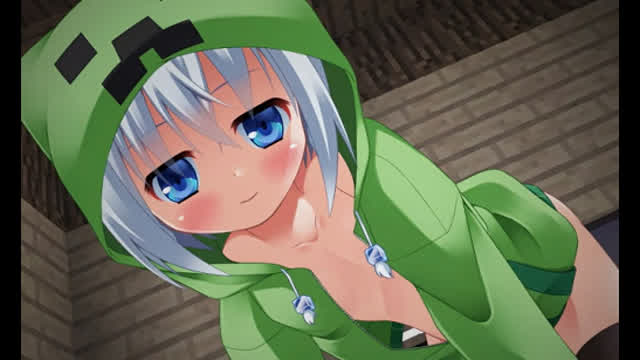 Creeper Girl kisses Steve POV [Reupload to Archive]