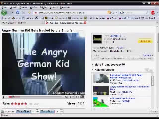 Angry German Kid sees himself on YouTube – jaro445 (Jaroslav Jančík), 2008-07-25