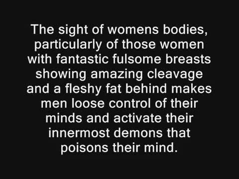 WOMEN ARE THE CREATION OF THE DEVIL
