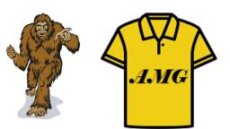 Bigfoot Theory Yellow Polo Giarrusso