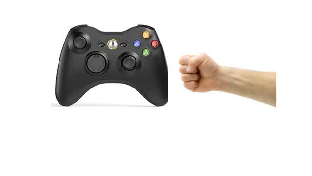 Fist Bumping an Xbox Controller