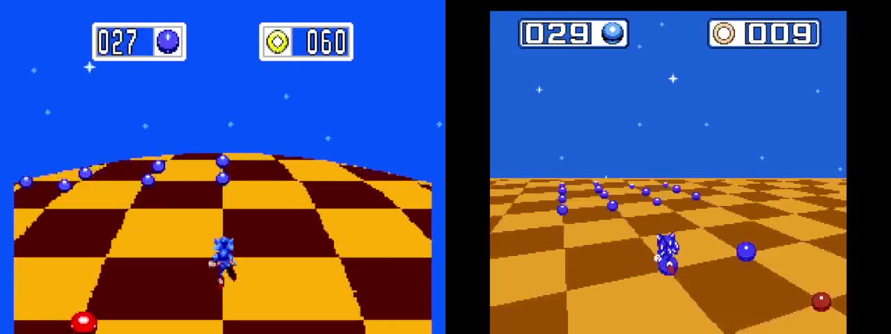 Sonic Blue Spheres in 8-bits