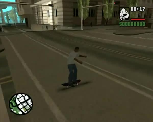 GTA SA SkateBoard Mod