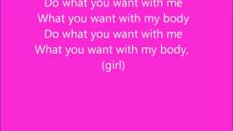 Do What You Want By Lady Gaga Ft. R.Kelly (Lyrics With Music)