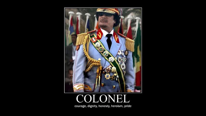 Tribute to Muammar al-Gaddafi !