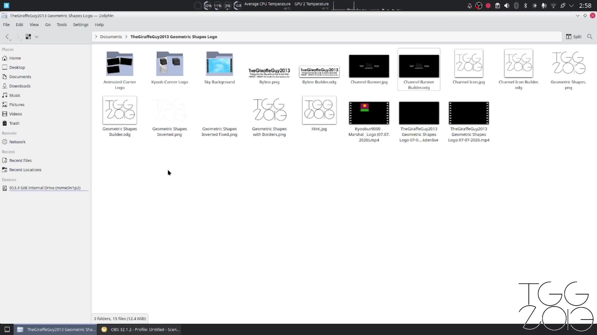 An Inside Look of the TGG2013 Geometric Shapes Logo