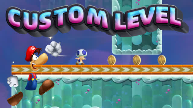 Gloo Gloo (Rayman Legends) - Super Mario Bros. Wonder Custom Level