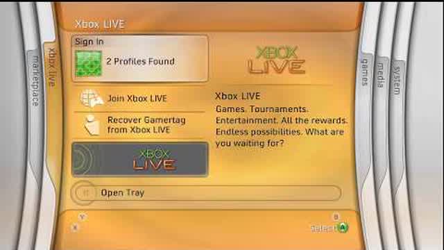 Xbox 360 Blades Dashboard HD