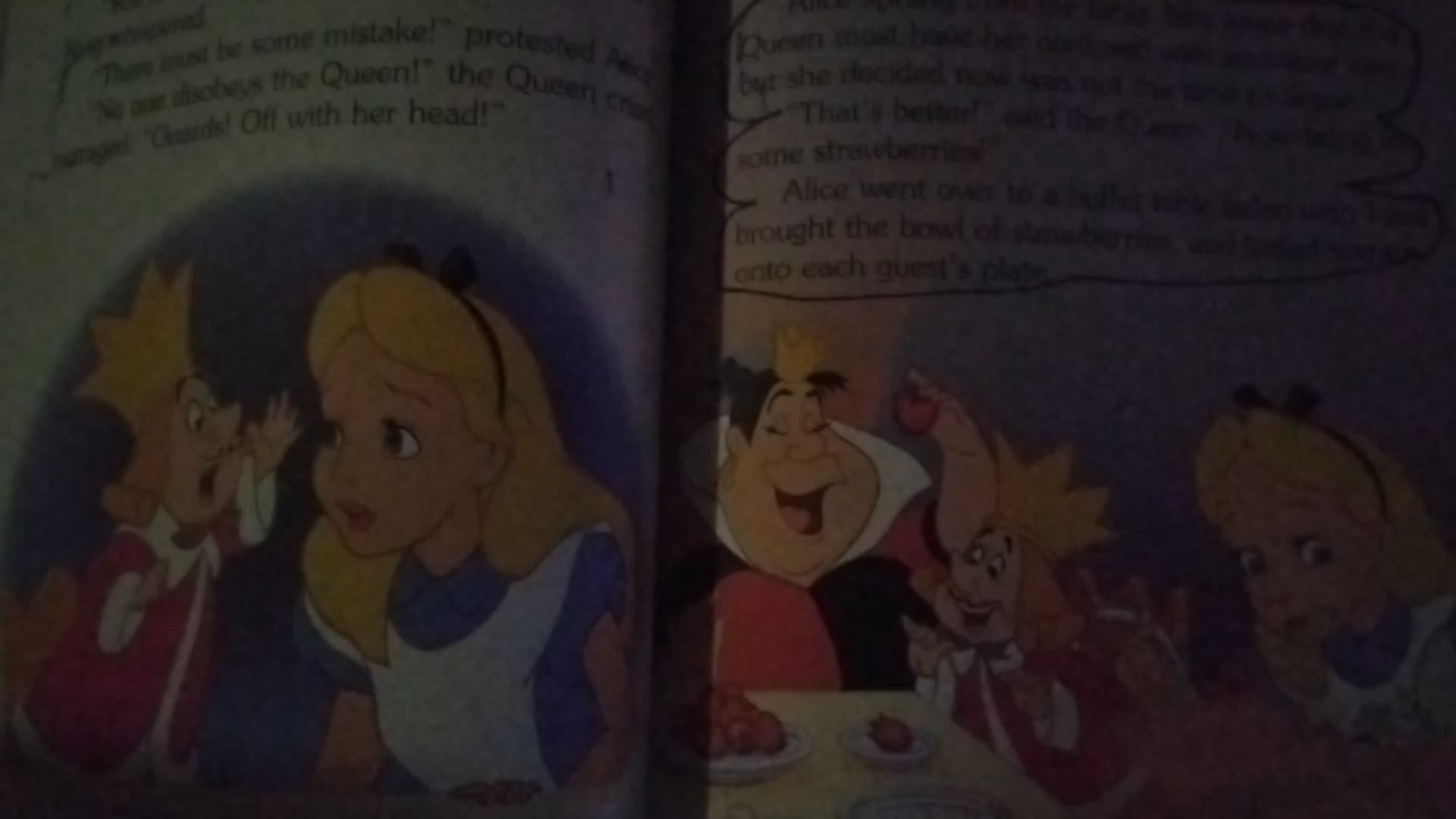 Alice in Wonderland: It's About Time 1998 Disney's Storytime Treasures Library Book Review