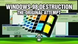 [Vinesauce] Joel - Windows 98 destruction