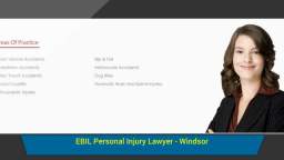 Car Collision Lawyer Windsor - EBIL Personal Injury Lawyer (800) 259-3824
