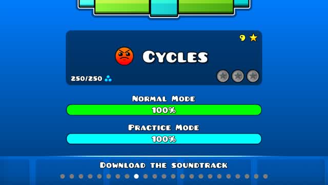 Geometry Dash - Cycles (No Coins)