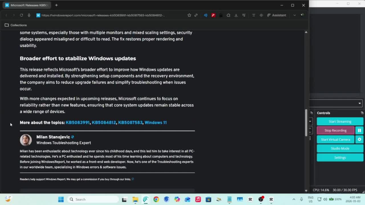 Microsoft Releases KB5083991, KB5087583, KB5084812 With Windows 11 Dynamic Updates