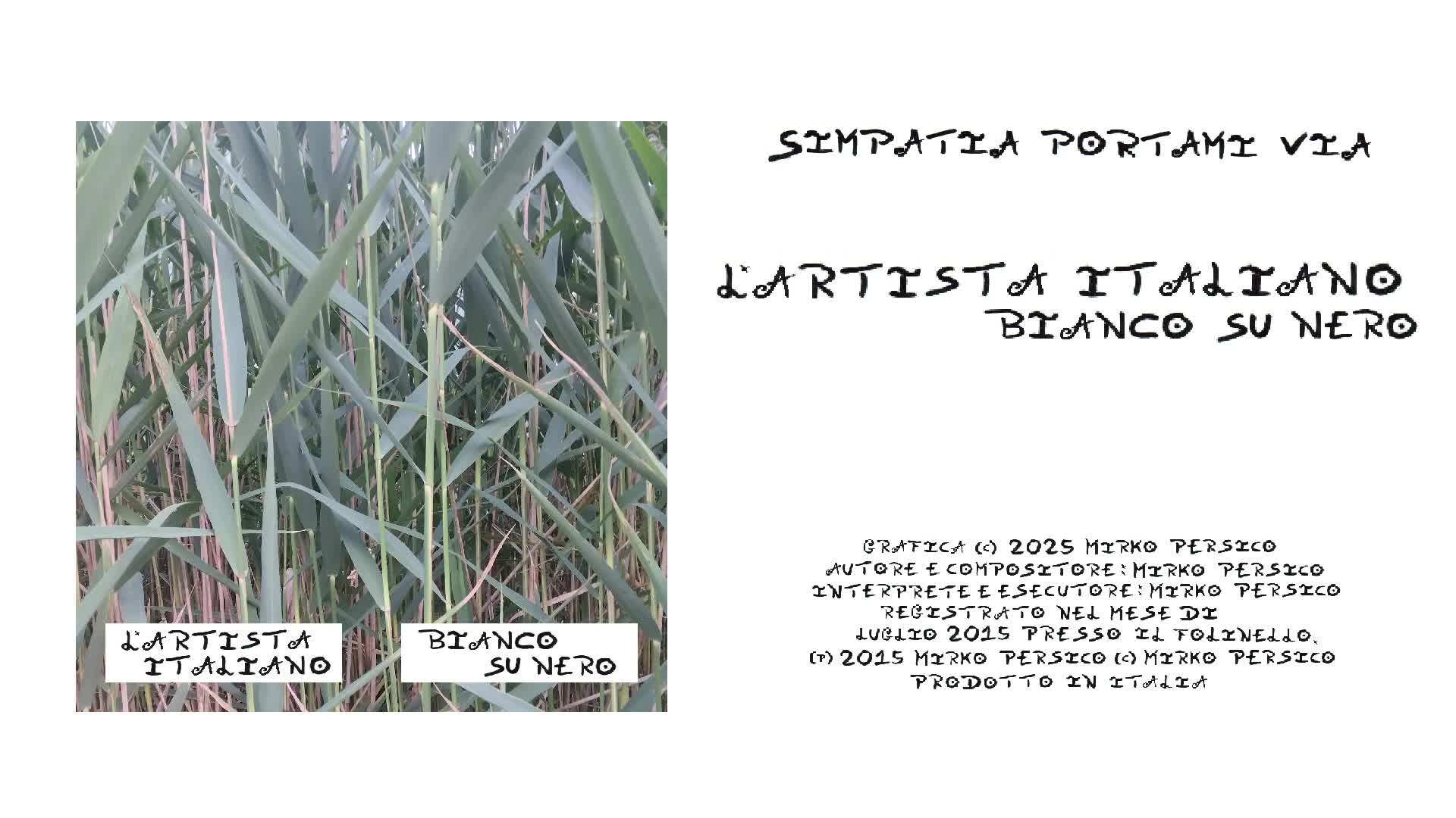 L'Artista Italiano - Simpatia Portami Via