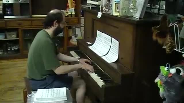Super Mario Land 2 Ending Theme sight-read by Tom Brier