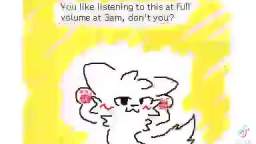 Furry sings anime song