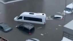 Turkish Antalya was flooded due to heavy rains cars disappeared under water, there were literally ri