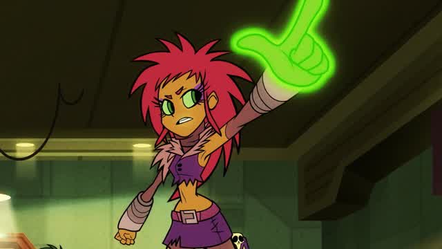 Starfire the night begins to shine