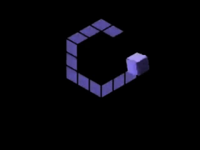 Gamecube Startup Logo in Pitch Black