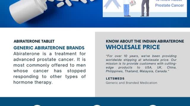Abiraterone Acetate 250 mg – Affordable Online Option for the Philippines | LetsMeds