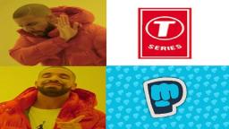 SUBSCRIBE TO PEWDIEPIE UBSUBSCRIBE FROM T-SERIES