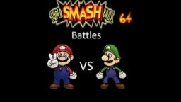 Super Smash Bros 64 Battles #1: Mario vs Luigi