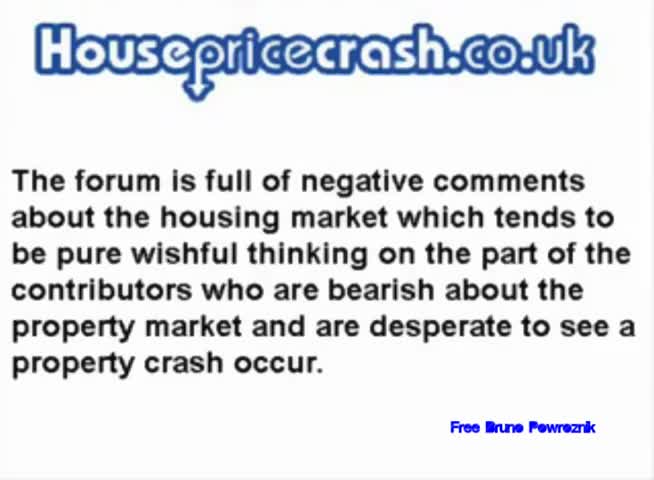 The Brainwashing website housepricecrash.co.uk