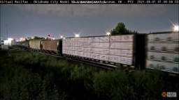 Railfanning in Oklahoma City, OK (8/1/2021) (Part 1) (Ft. Virtual Railfan, NOT MINE)