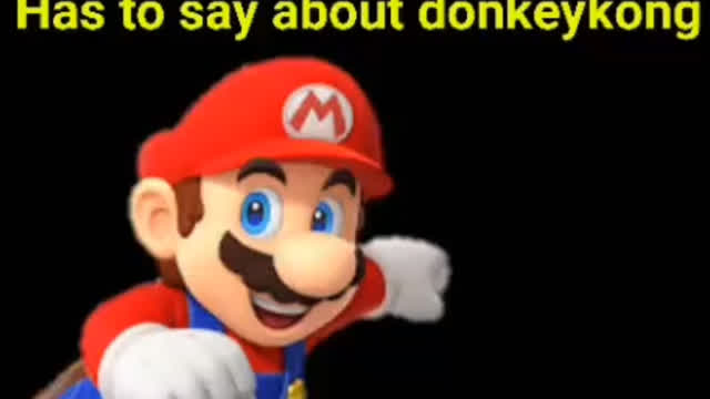 This is what Mario has to say about donkeykong (og koawa archive)