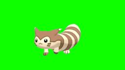 Furret Walking Greenscreen HD Version