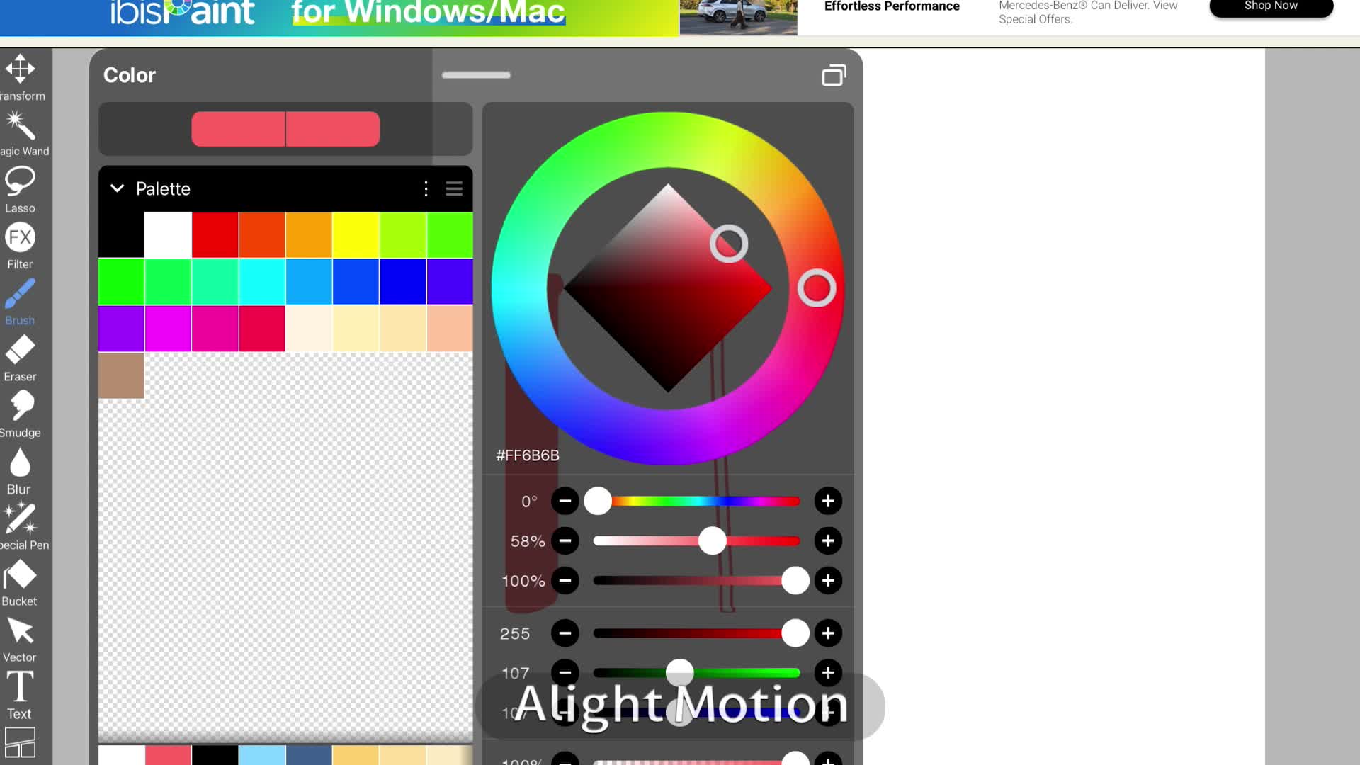 my ibis paint brushes :P