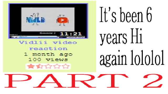 Vidlii Video Reaction: The Squeakwal (Part 2)