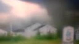 Tornado destroys house