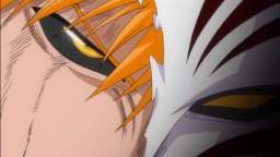 The hollow inside Ichigo strangles Hiyori.