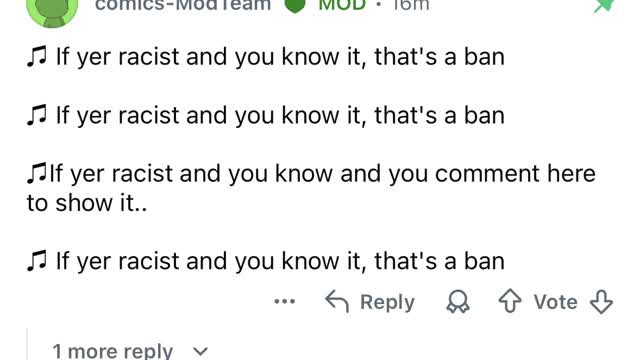 If you’re racist, and you know it… If you’re racist, and you know it…