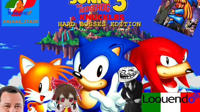 Sonic 3 ma DIFFICILE - Hard Bosses Loquendo ITA