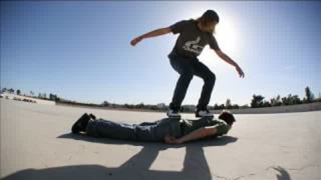 Human Skateboard by PES