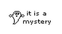 it is a mystery