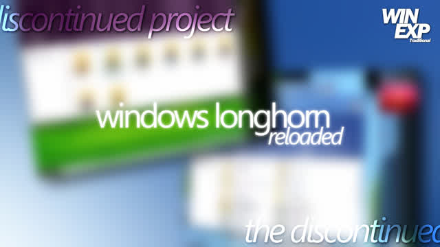 Windows Longhorn - The Discontinued Project (LHR)